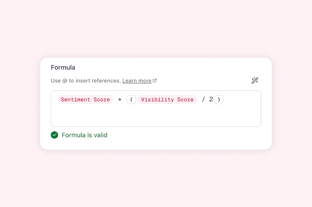 Formula Metrics