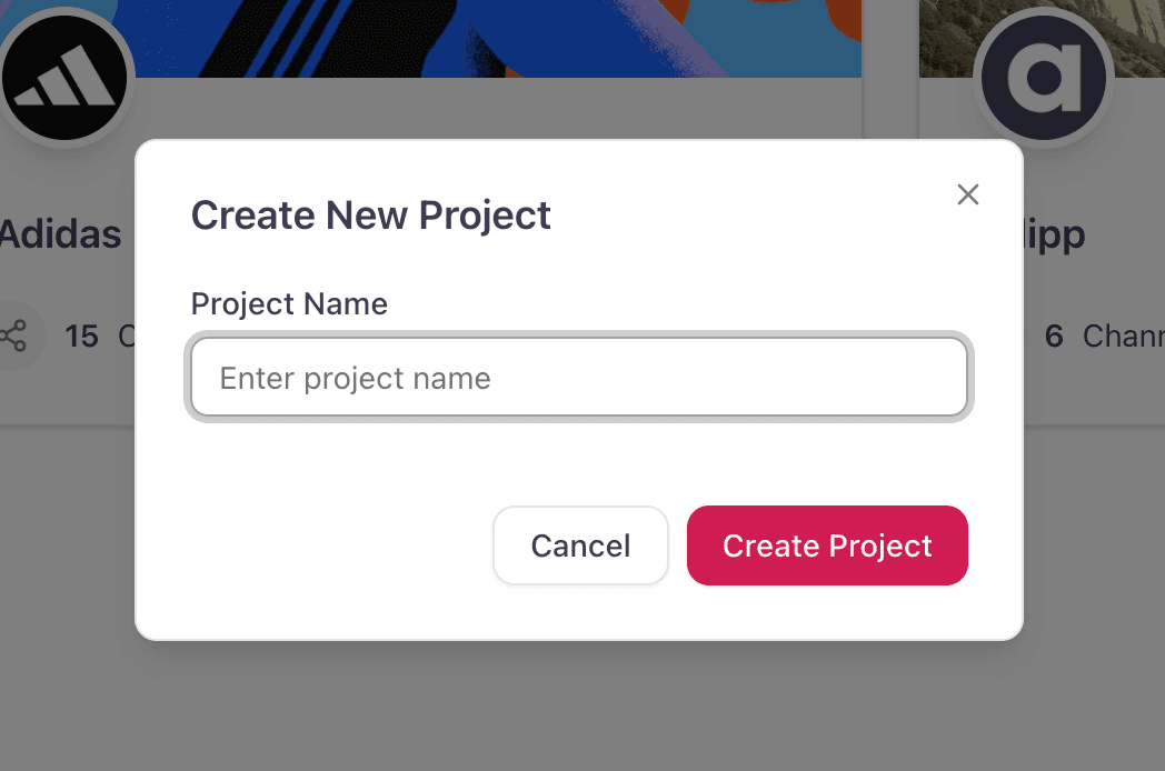 Neues Projekt erstellen