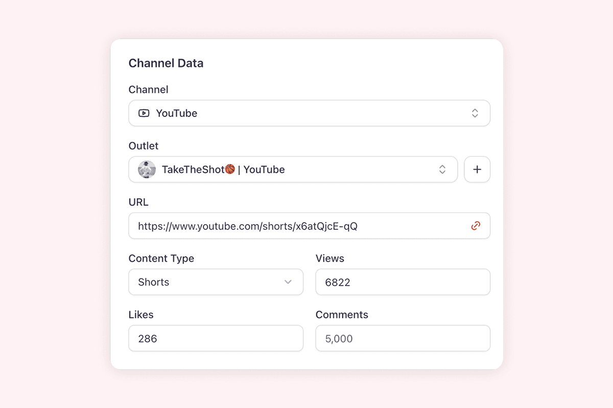 Automatisch erkannte Social-Metriken im Überblick