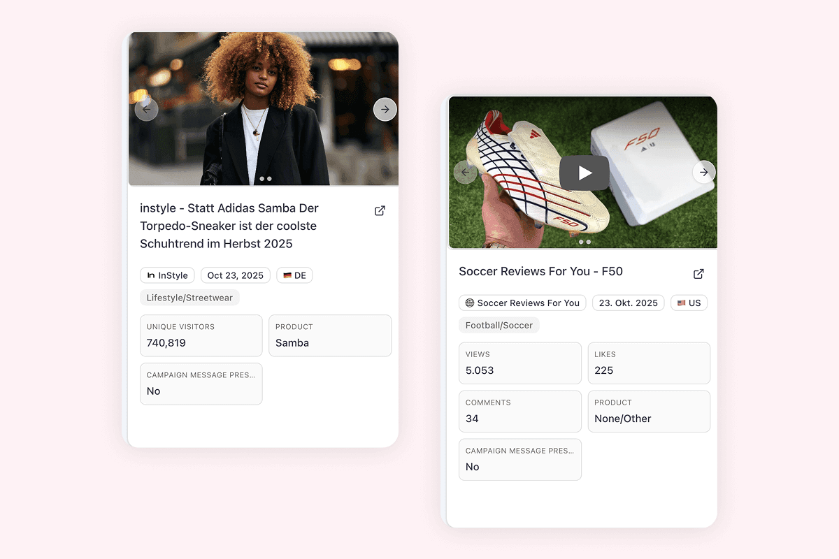 Dashboards & reports for clients