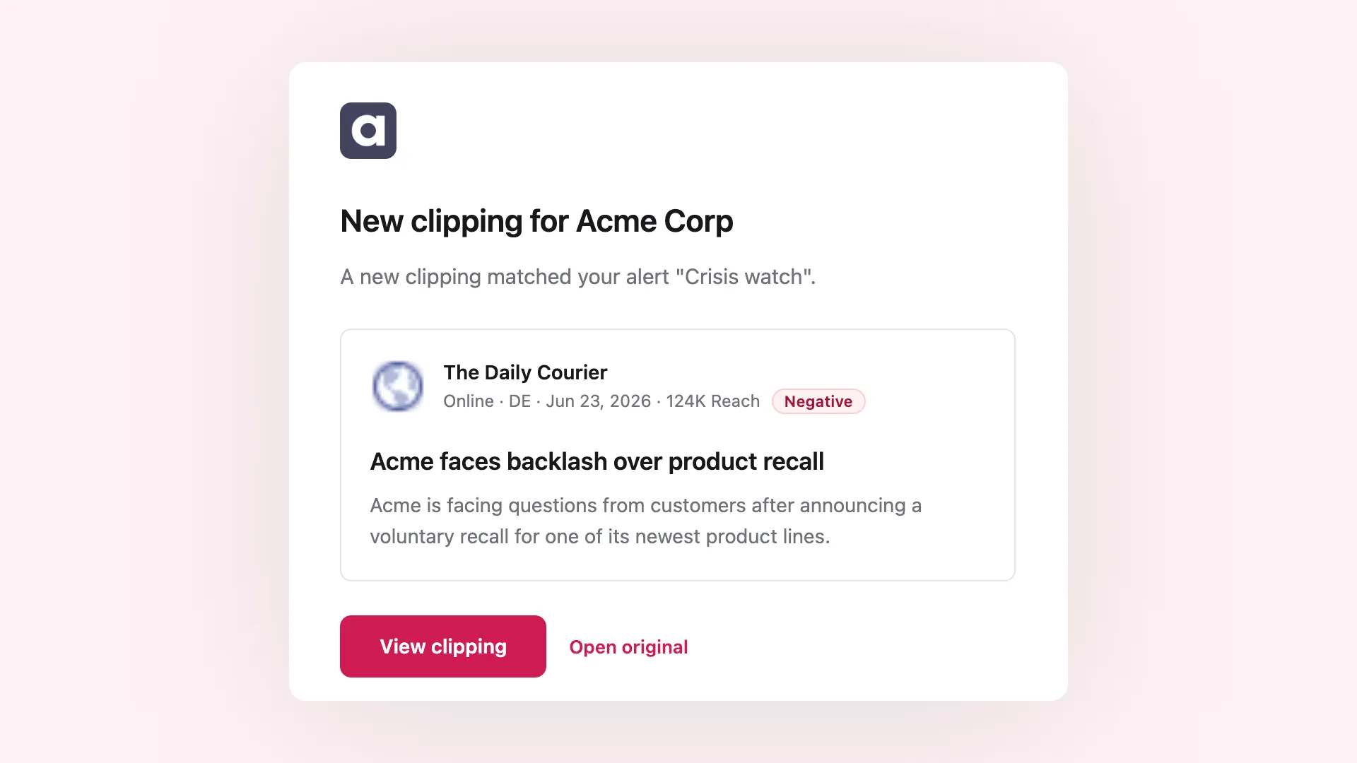 Clipping-Alerts