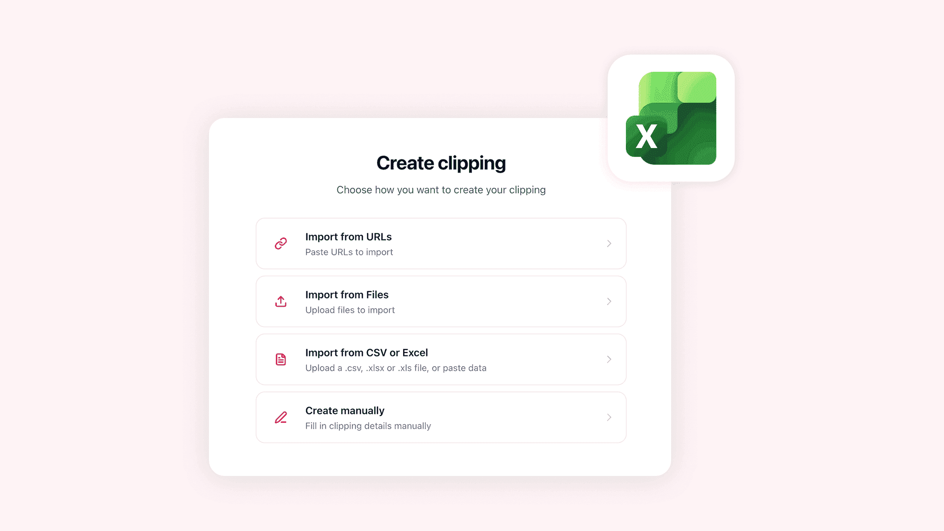 Excel-Import