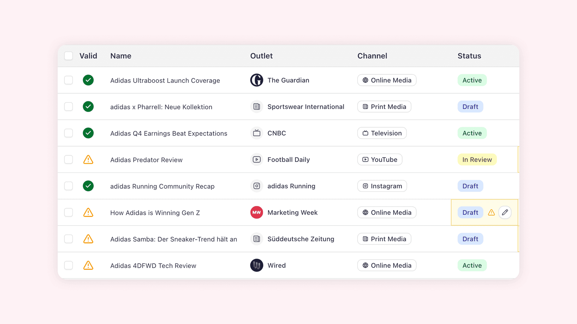 Überarbeiteter CSV-Importer