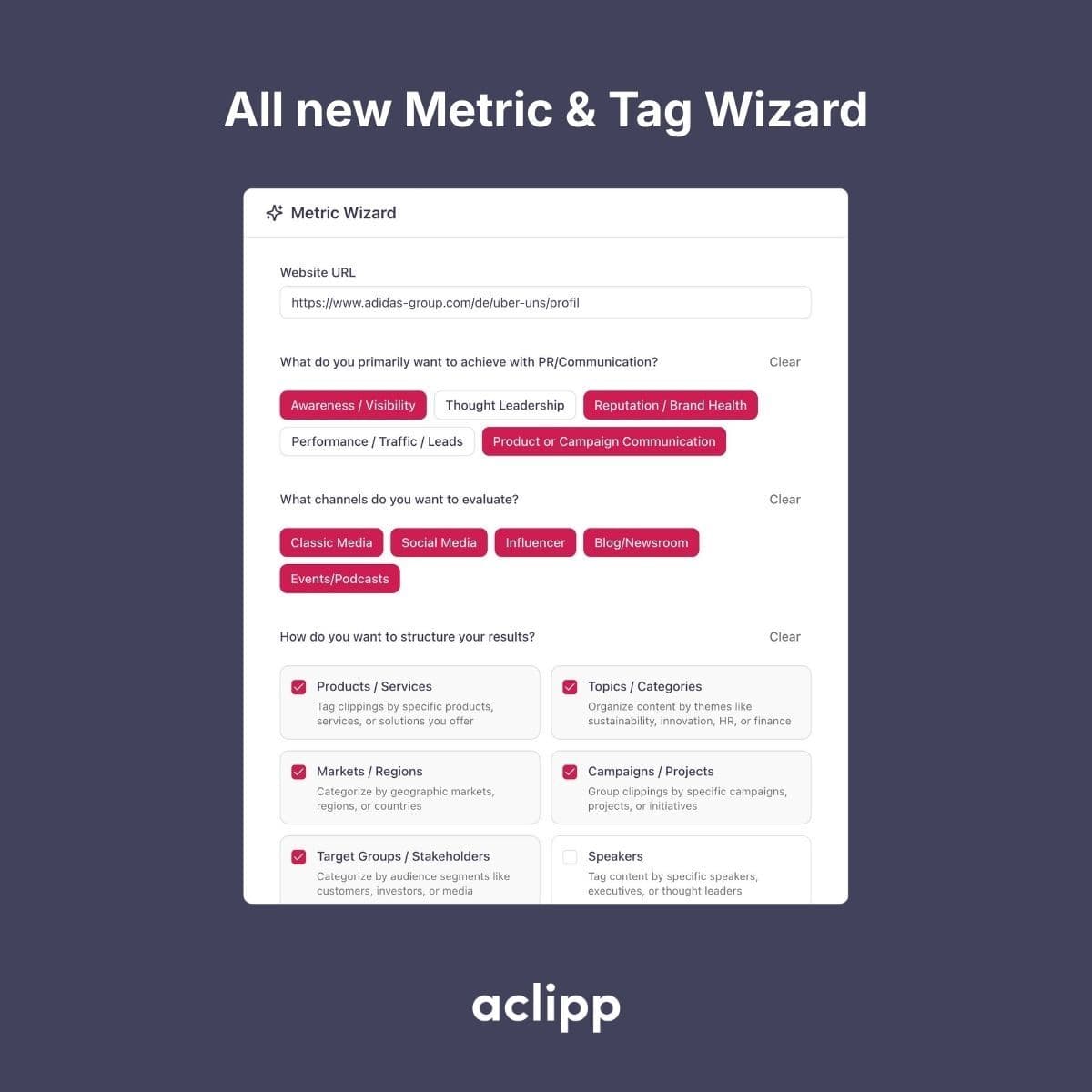 A guided setup that helps you create clear, consistent, and AI-ready metrics & tags in minutes.